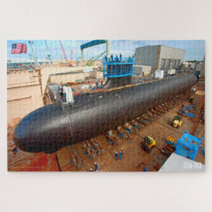US FAST ATTACK SUBMARINE – SSN-783 (20x30 INCH) Jigsaw Puzzle