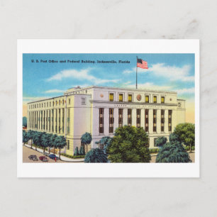 US Federal Building in Jacksonville, Florida,  Postcard