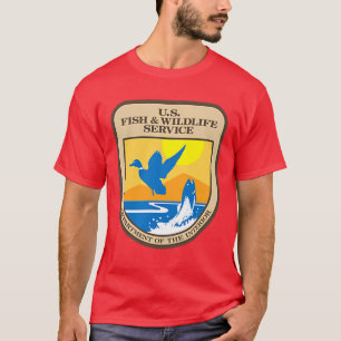 US Fish Wildlife Service Wild Game Fishing Hunting T-Shirt