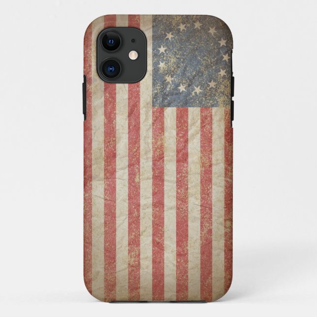 US Flag 1776 Case-Mate iPhone Case (Back)