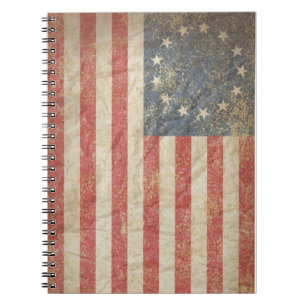 US Flag 1776 Notebook
