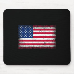 Us Flag 4th Of July Usa Flag American Flag Mouse Pad