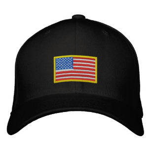 US Flag - America Embroidered Hat