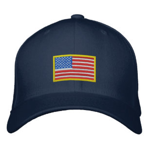 US Flag - America Embroidered Hat