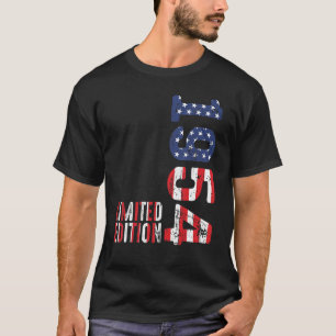 US Flag American 1954 Birth Vintage Since 1954 Ret T-Shirt