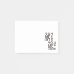 US Flag Black and White Vintage Retro Post-it Notes