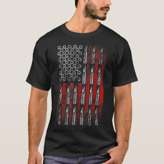 US Flag Bullets  Rifle American Flag Gun Rights T-Shirt