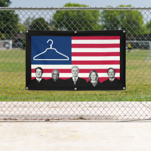 US Flag Coat Hanger SCOTUS Banner