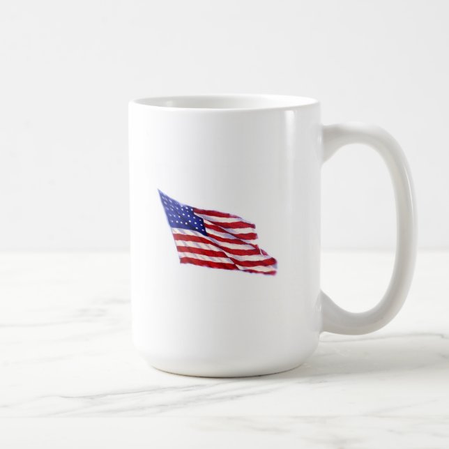 US Flag Coffee Mug (Right)