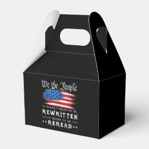US Flag Constitution of the USA Needs To Be Reread Favour Box