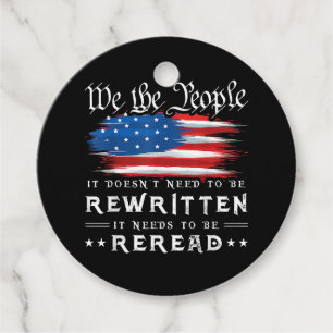US Flag Constitution of the USA Needs To Be Reread Favour Tags