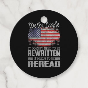 US Flag Constitution of the USA Needs To Be Reread Favour Tags