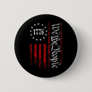 Us Flag Constitution Of The Usa Patriotic 4th Of J 6 Cm Round Badge