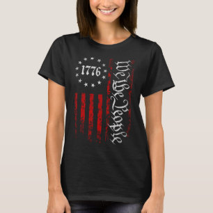 Us Flag Constitution Of The Usa Patriotic 4th Of J T-Shirt