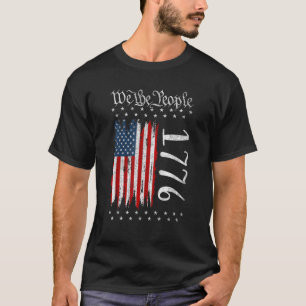 US Flag Constitution of the USA Patriotic 4th of J T-Shirt