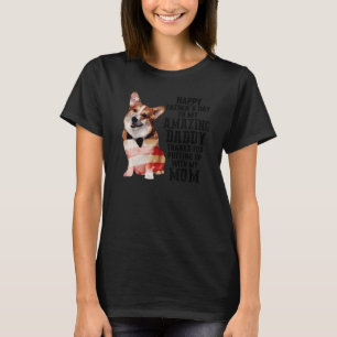 Us Flag Corgi Dad Happy Fathers Day My Amazing Dad T-Shirt