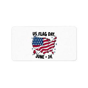 US Flag Day America's 250th Birthday - US Flag 250 Label