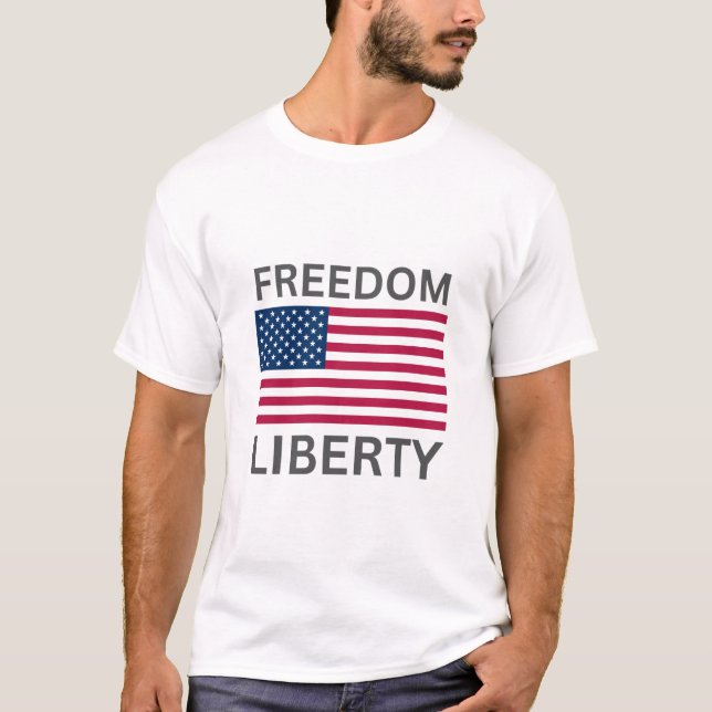 US Flag Freedom Liberty™ Men’s T-Shirt (Front)