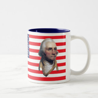 US Flag George Washington Mugs