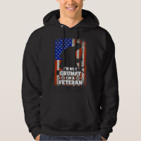 US Flag Im not Grumpy im a Veteran 116