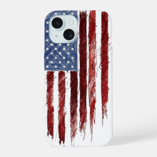 US Flag iPhone 15 Case