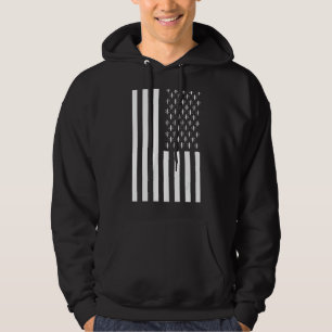 Us Flag Kayak Canoe Outdoor Sport Patriotic Kayake Hoodie