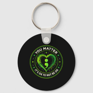 US Flag Mental Health Awareness Its to Not Be Key Ring
