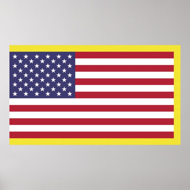 US Flag (Military) Poster (Front)