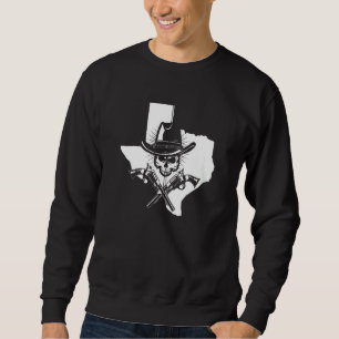 Us Flag Patriot Guns Skull American Idea Texas Zi Sweatshirt