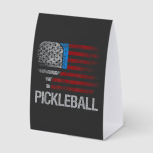 US Flag Pickleball Player Paddleball Lover
