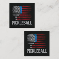 US Flag Pickleball Player Paddleball Lover