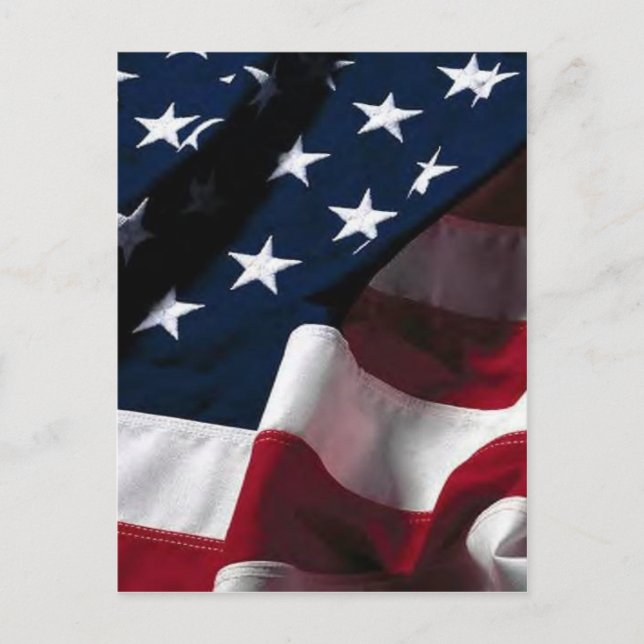 US flag Postcard (Front)