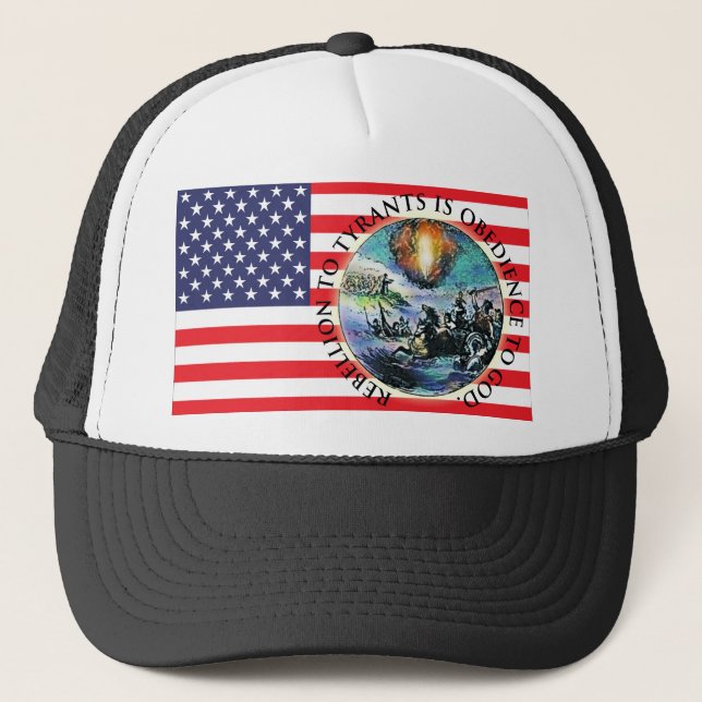 US Flag Rebellion to Tyrants Hat (Front)