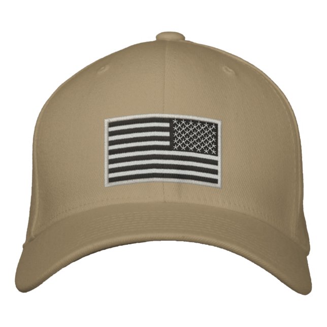 US Flag reversed Embroidered Hat (Front)