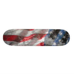 US Flag Skateboard