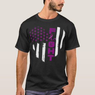 US Flag Support Squad Fight Dementia Alzheimer's A T-Shirt