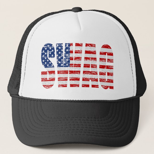 US Flag SWAG (distressed) Hat (Front)