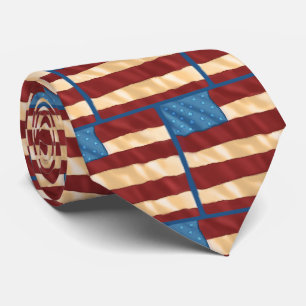 US Flag Tie