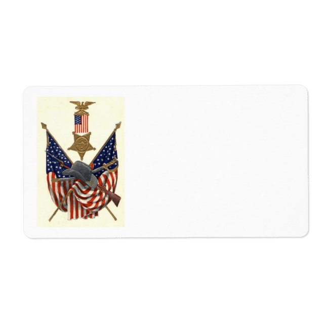 US Flag Union Civil War Medal Eagle (Front)