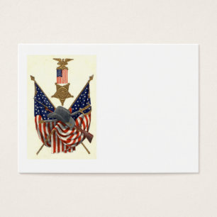 US Flag Union Civil War Medal Eagle