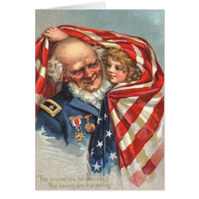 US Flag War Veteran Girl (Front)