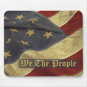 US Flag, We the People Mousepad