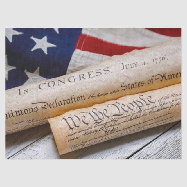 US Founding Documents Tissue Paper (Front)