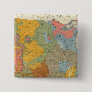 US Geological Map 15 Cm Square Badge