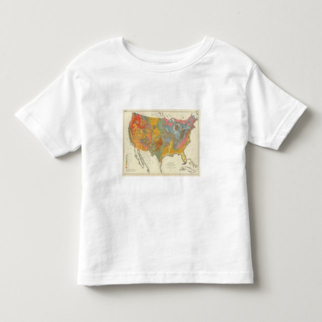 US Geological Map Toddler T-Shirt (Front)