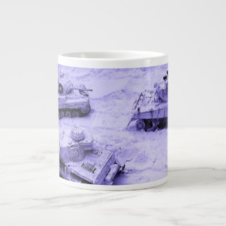 US German Tanks in the Snow Diorama Mug