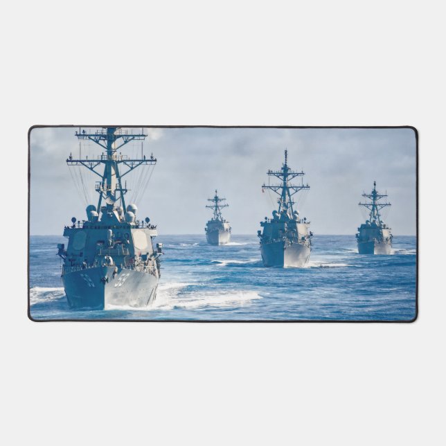 US GUIDED-MISSILE DESTROYER – DDG DESK MAT (Front)