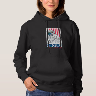 Us Happy Independence Day 4th July Flag Eagle For  Hoodie