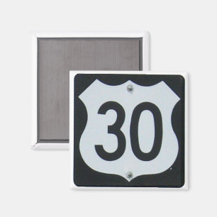 US Highway 30 Sign Magnet