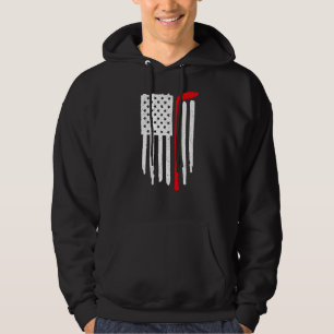 US Ice Hockey USA Practice Flag American Women Men Hoodie